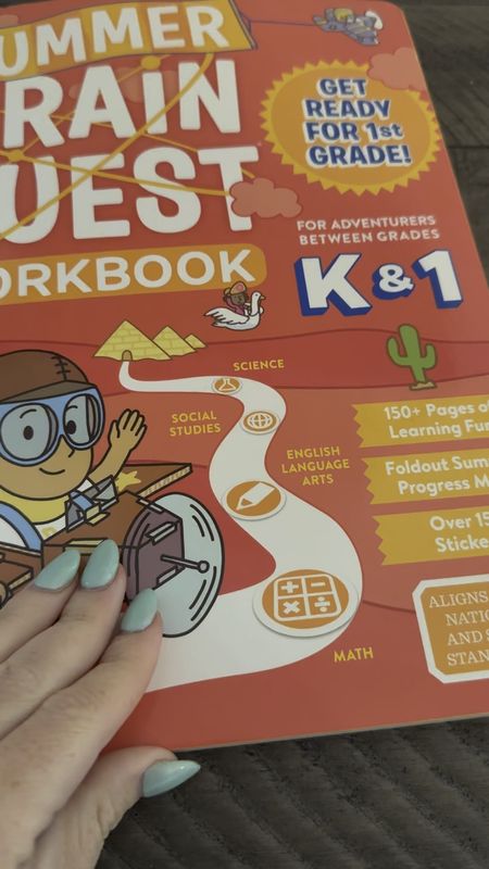 Bridge the gap from
Kindergarten to first grade with this summer workbook on sale 

#LTKKids #LTKSaleAlert #LTKSeasonal