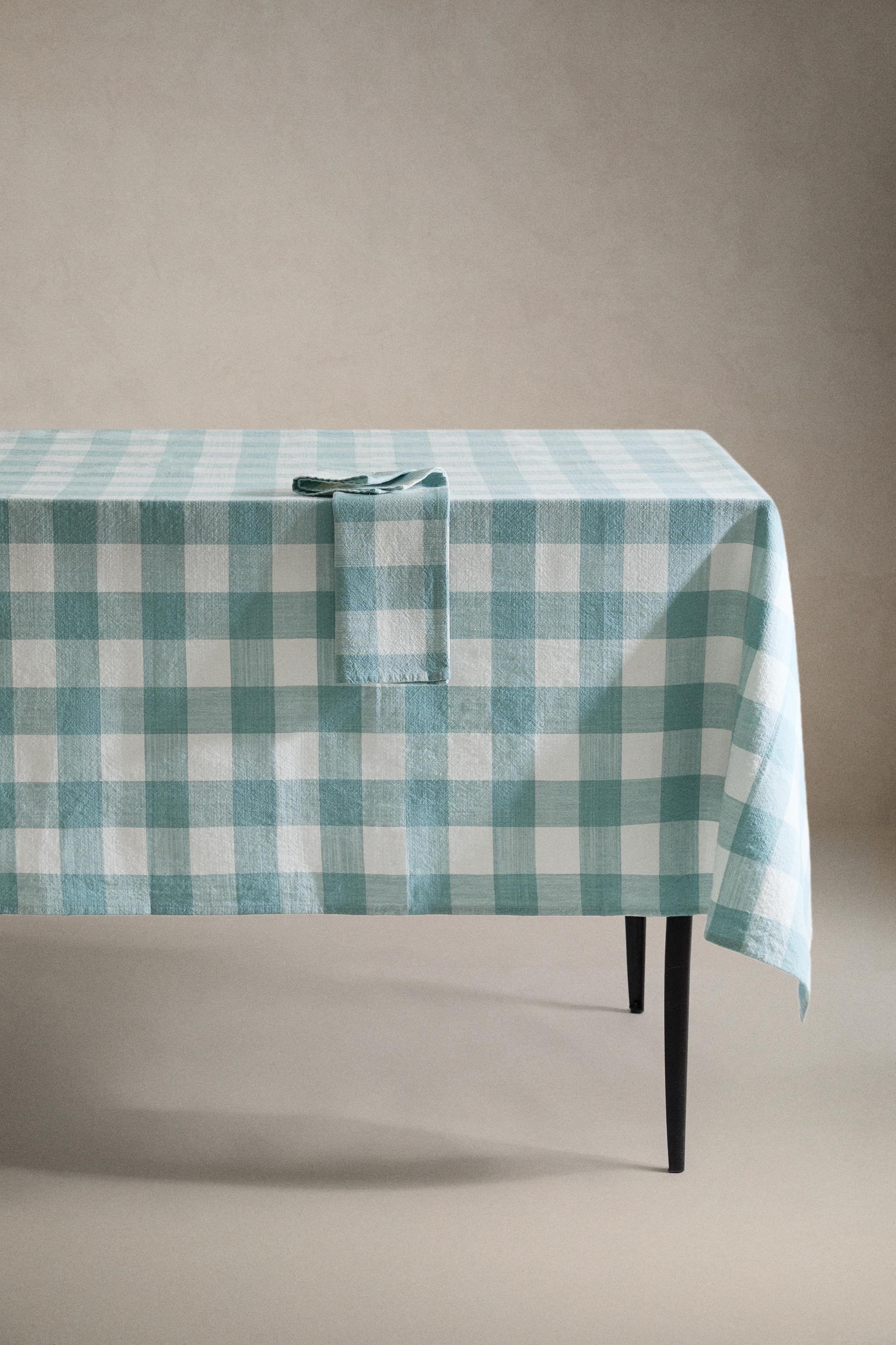 CHECK COTTON TABLECLOTH | Zara US