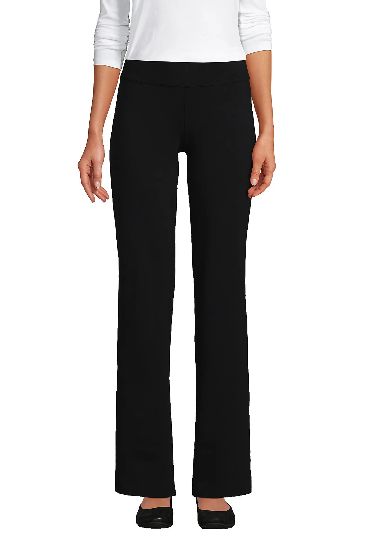 Lands' End Starfish Mid Rise Straight Leg Pants (Women) | Nordstrom | Nordstrom