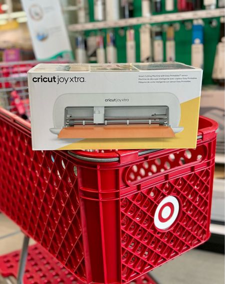Exciting news: Cricut Joy Xtra is now at Target! You can create an endless amount of projects with this little machine and find everything you need at Target! I love this new size and how easily I can personalize just about anything! Find links in my bio or head to your local @Target for all your @Cricut needs😊