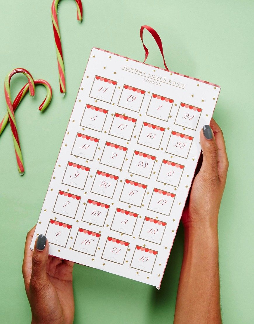 Johnny Loves Rosie Jewellery Christmas Advent Calender - Gold | Asos ROW