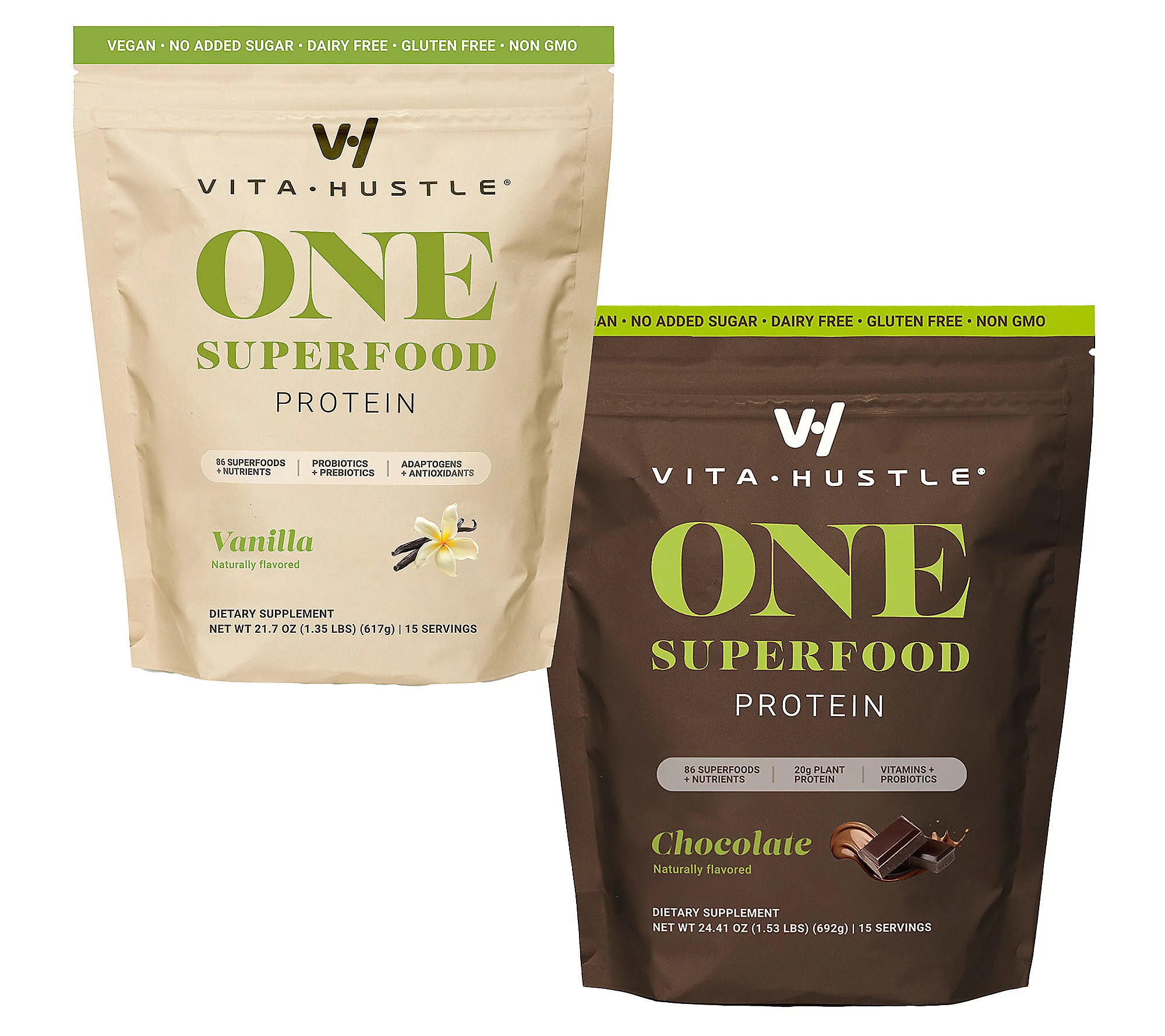 A-D VitaHustle ONE Superfood Shake 30 Servings Auto-Delivery | QVC