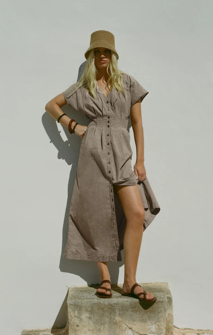 Sanna Gingham Maxi Dress | Z Supply
