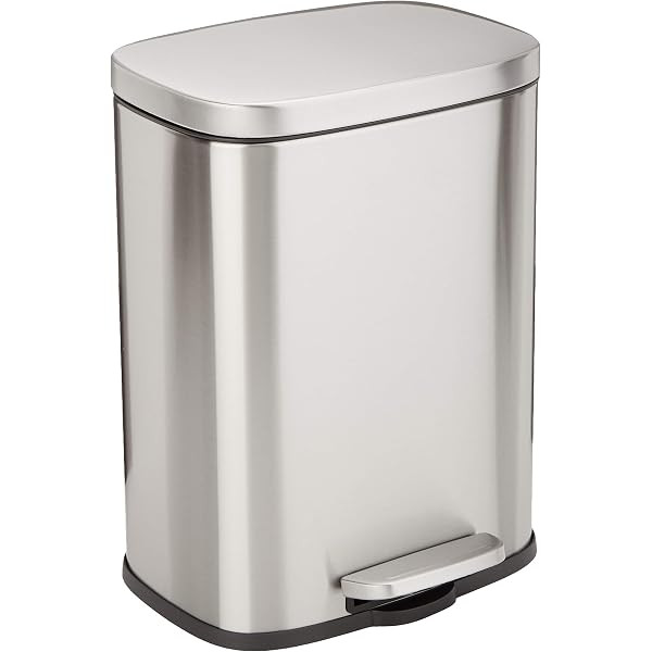PayLessHere Trash Can, Fingerprint Proof Stainless Steel Kitchen Garbage Can with Removable Inner Bu | Amazon (US)