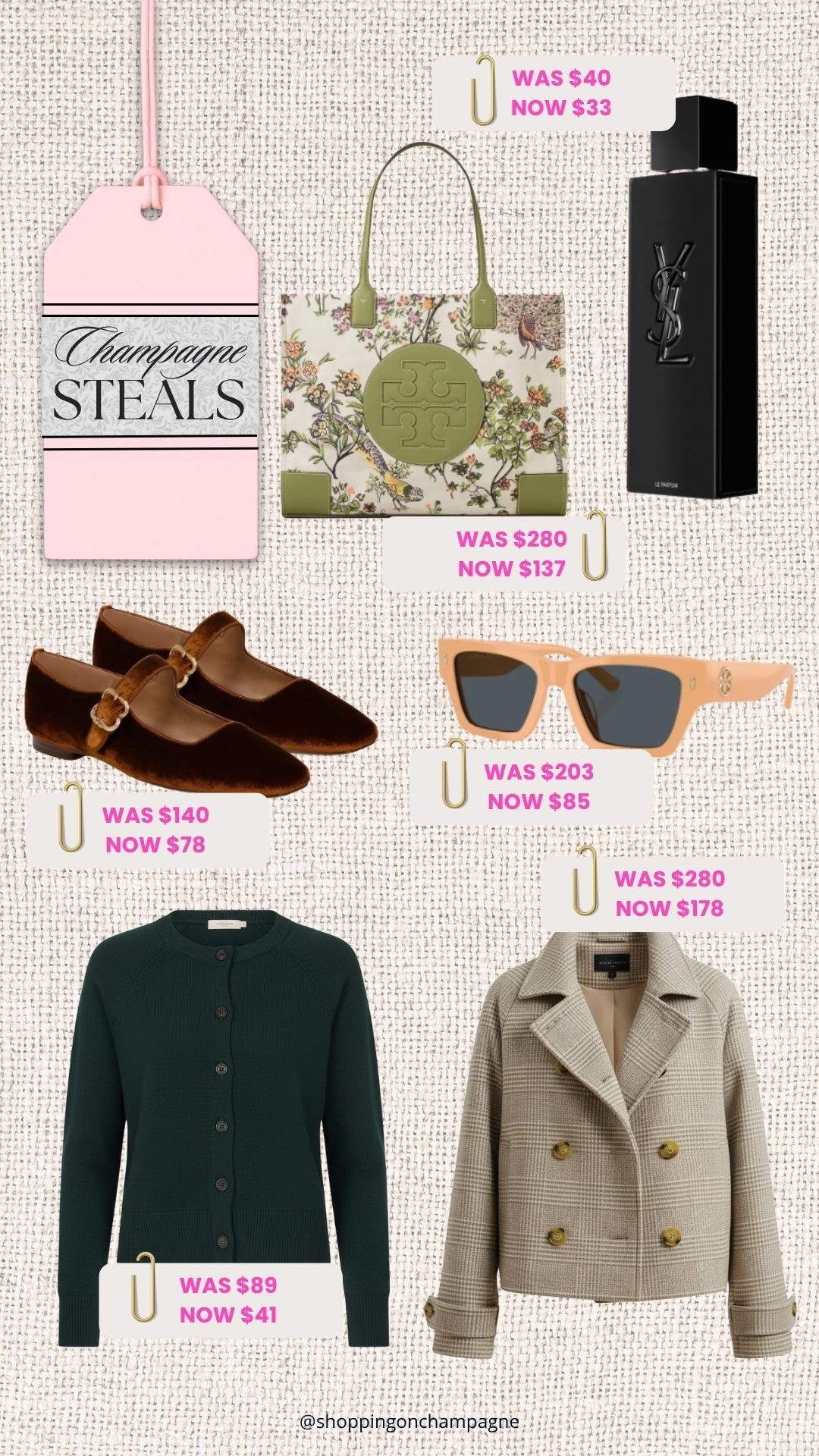 Luxury finds without the splurge. Shop this week’s best designer deals before they’re gone. [designer sale finds, LTK fashion deals, affordable luxury, tory burch sale, ysl perfume, fall outfit inspo]

#LTKGiftGuide #LTKSaleAlert #LTKOver40