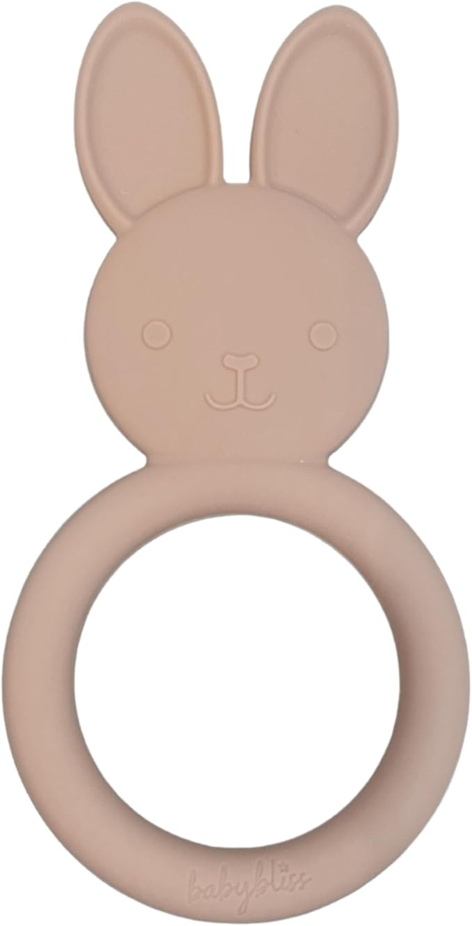 Baby Bliss - Bunny Teething Toys for Babies, Teether for Baby Girl and Baby Boy | Silicone Baby T... | Amazon (CA)