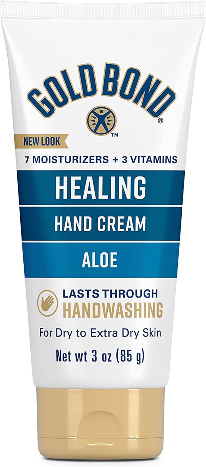 Gold Bond Healing Hand Cream, 3 oz., With Aloe, Moisture That Lasts Through Handwashing | Amazon (US)
