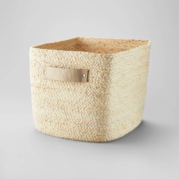 Large Sewn Corn Husk Unstructured Milk Crate - Brightroom™ | Target