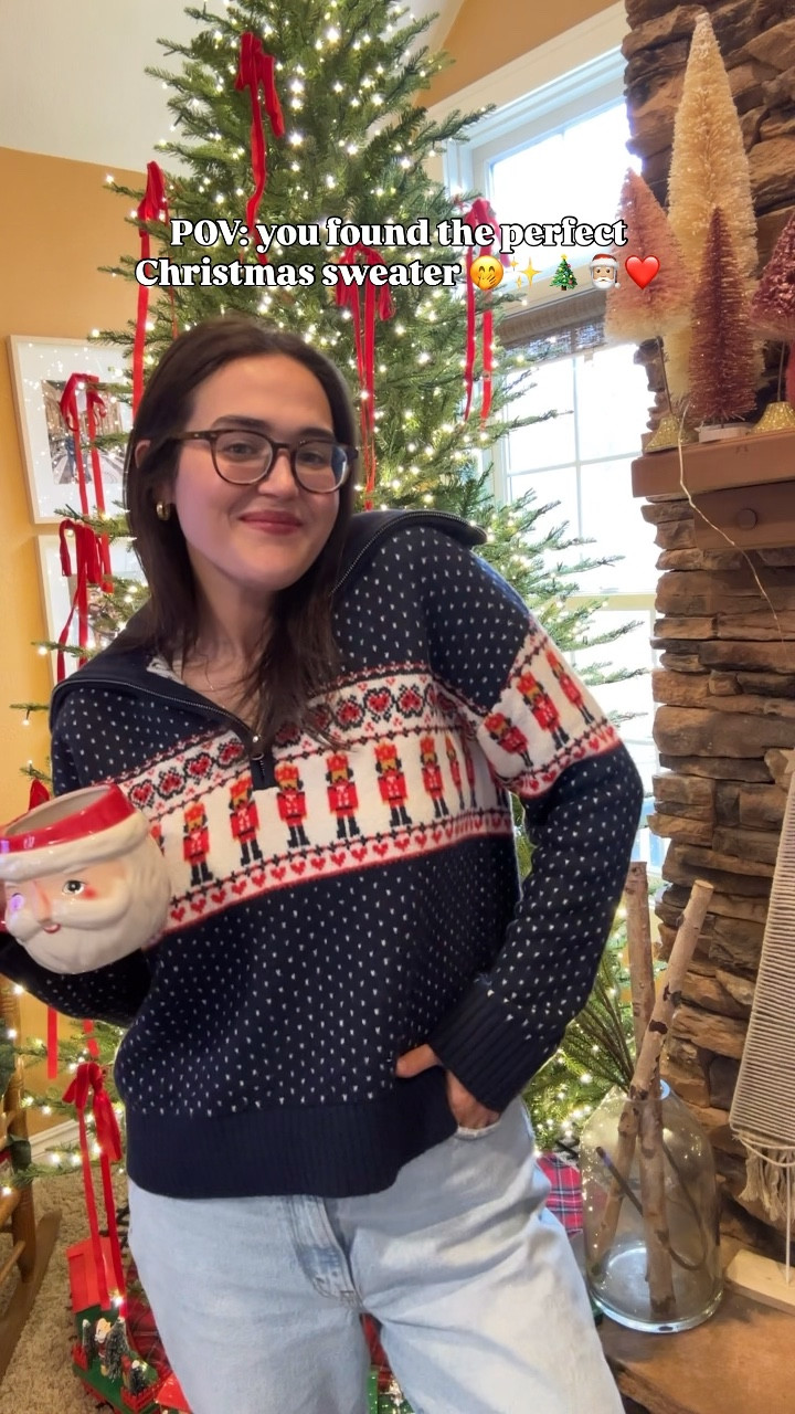 Christmas sweater for women from target. It’s perfect! I’m wearing a large 

#LTKFindsUnder50 #LTKHoliday #LTKmomlife