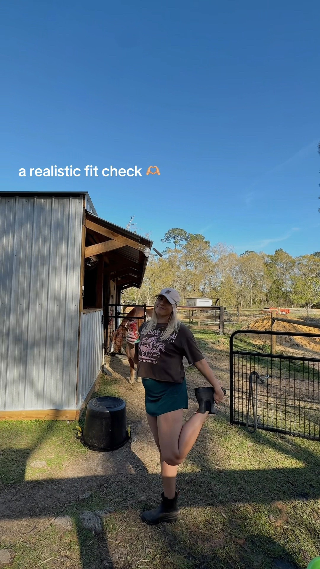 A realistic fit check for barn life 🫶🏼 

#LTKdayinmylife