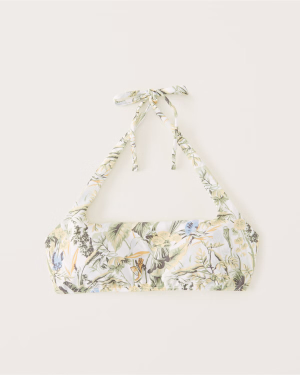 Women's 90s Halter Bralette Swim Top | Women's Swimwear | Abercrombie.com | Abercrombie & Fitch (US)