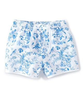 x Born on Fifth Little Boy's 2T - 7 Floral Print Swim Trunks | Dillards