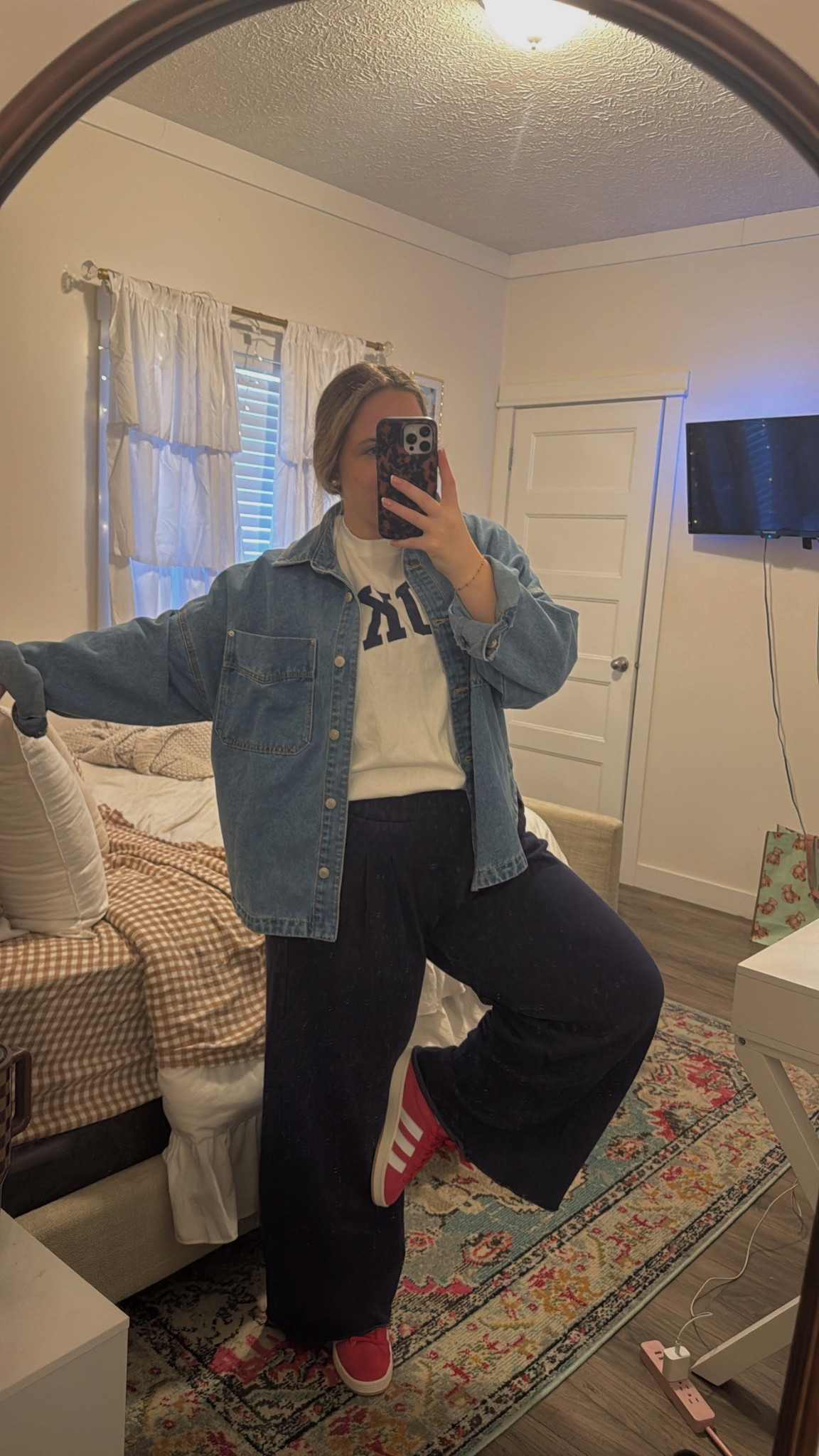 hair appointment OOTD!🤍 

t shirt: size L
jacket: size L
pants: size L
shoes: size 7.5




#LTKMidsize #LTKFindsUnder50 #LTKStyleTip