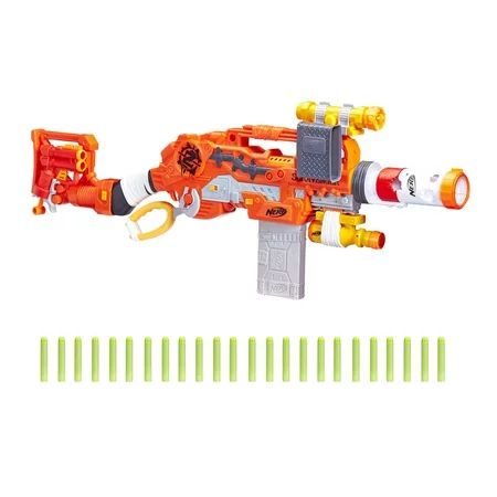 Nerf Zombie Strike Survival System Scravenger with Two 12-Dart Clips, 26 Darts, Light, Barrel Ext... | Walmart (US)