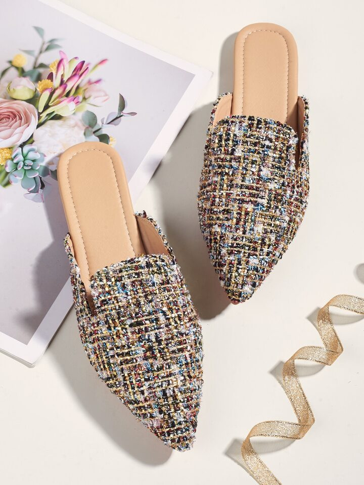 Tweed Mules | SHEIN
