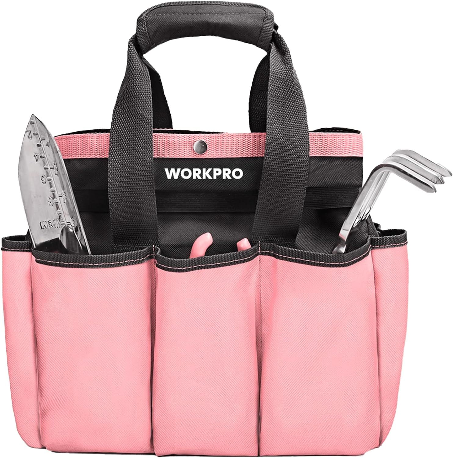 WORKPRO Garden Bag, Garden Tool Tote Storage Bag with 8 Pockets, Home Organizer for Outdoor Garde... | Amazon (US)