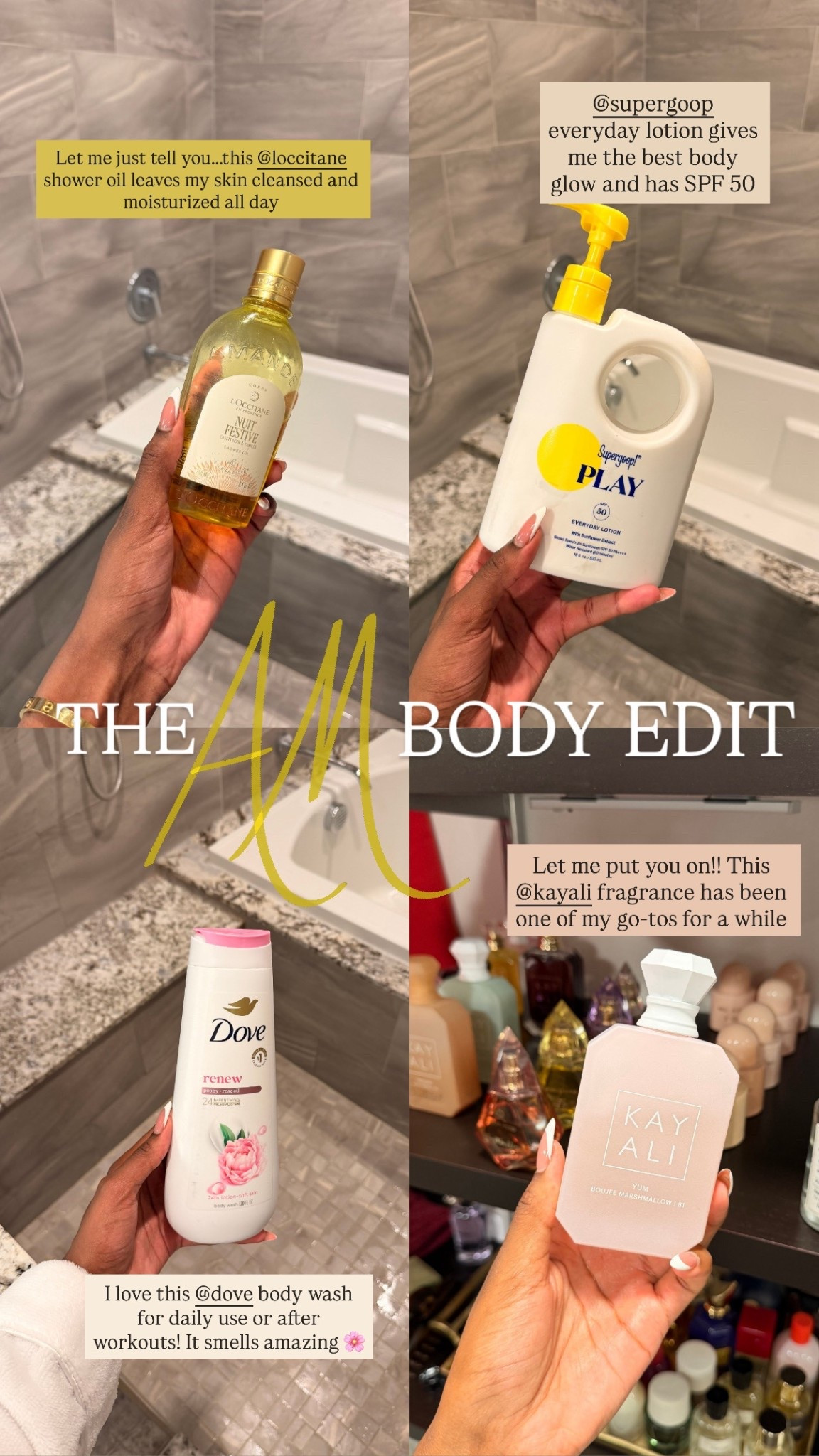 THE AM BODY EDIT

#LTKmorningroutine #LTKBeauty #LTKgrwm