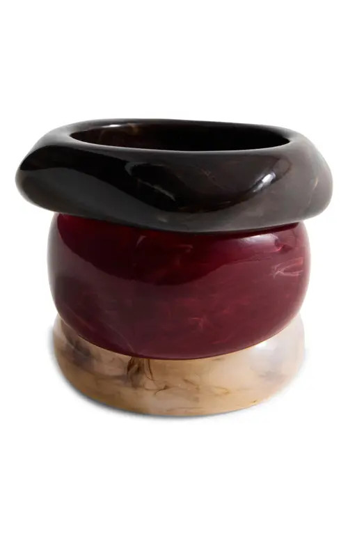 MANGO Set of 3 Assorted Bangles in Red at Nordstrom | Nordstrom