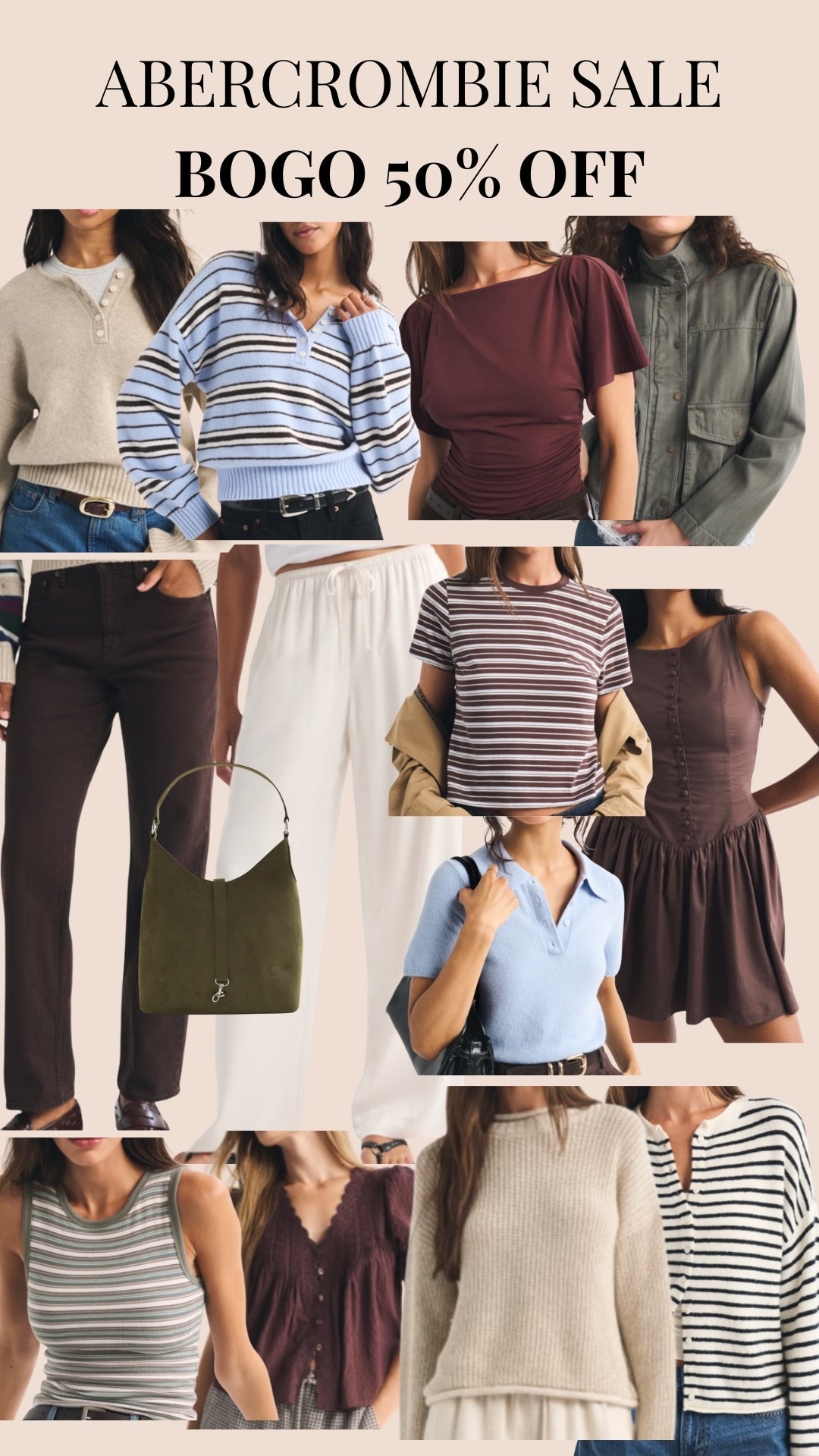 Abercrombie sale BOGO 50% off!