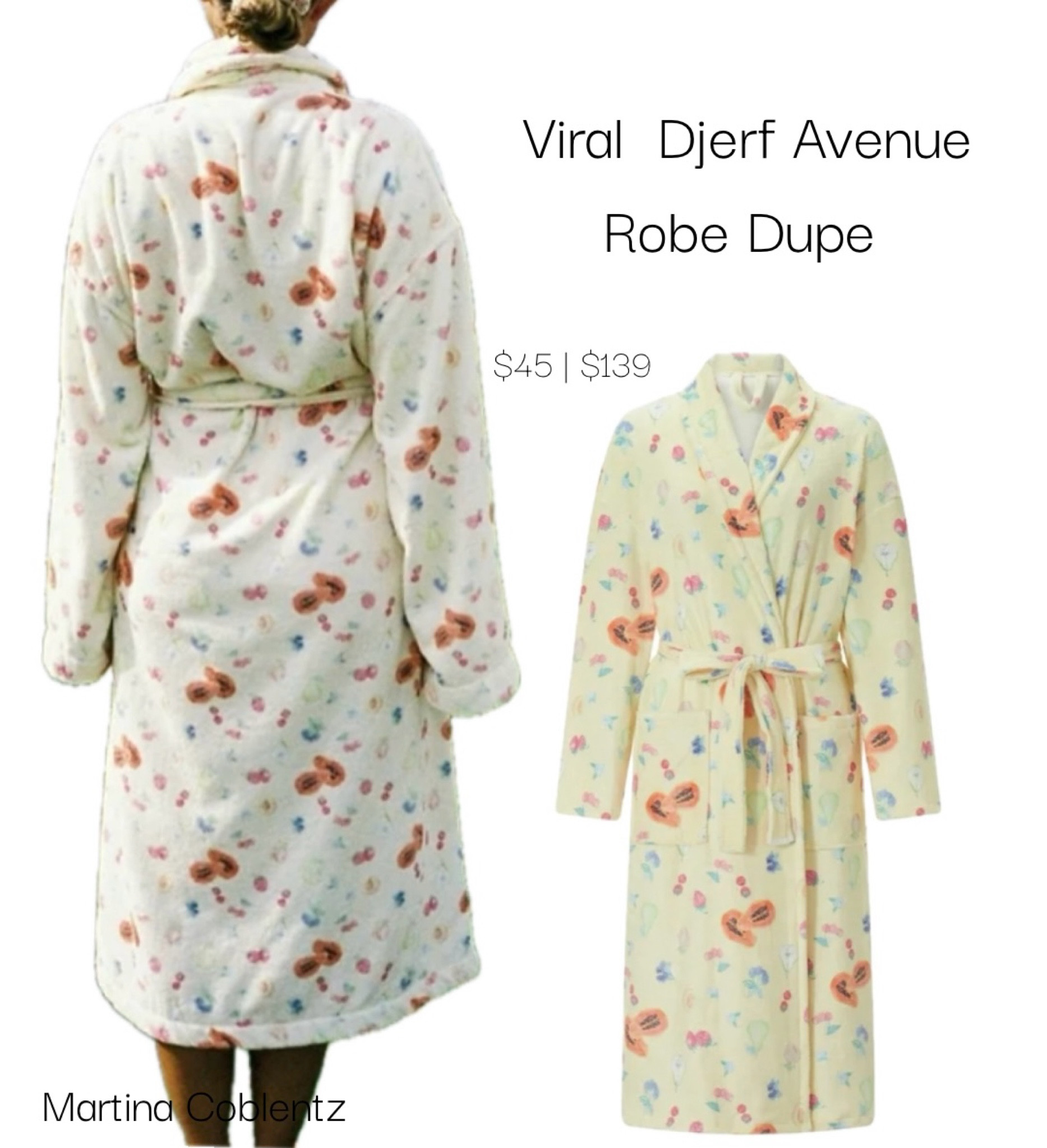 Viral  Djerf Avenue robe dupe! 

•save •trending •viral •robe •fruit robe •Tik tok viral •save •splurge •affordable •for her 

#LTKStyleTip #LTKOver40 #LTKGiftGuide