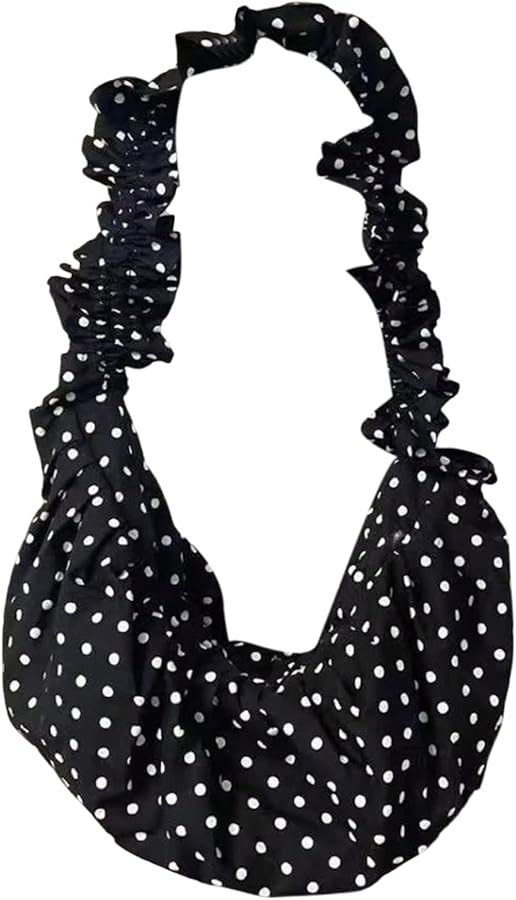 SweatyRocks Polka Dots Crossbody Bags for Women Floppy Dumpling Bag Tote Shoulder Bag | Amazon (US)