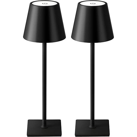 Zafferano, Poldina Pro Lamp, Rechargeable Cordless Table Lamp with Touch Controls, Suitable for I... | Amazon (US)