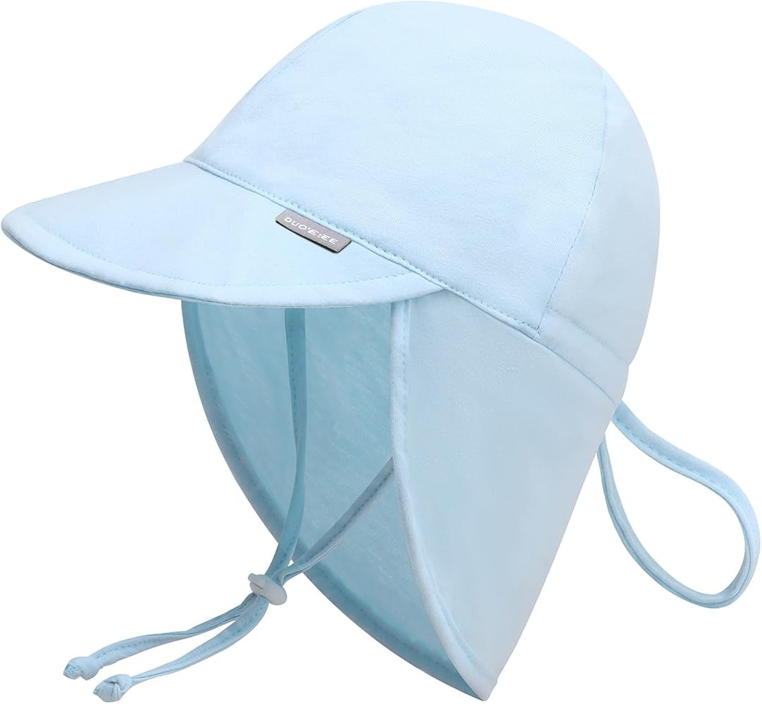 Duoyeree UPF 50+ Baby Sun Hat with Ear and Neck Protection - Toddler Beach Hat for Boys & Girls -... | Amazon (US)