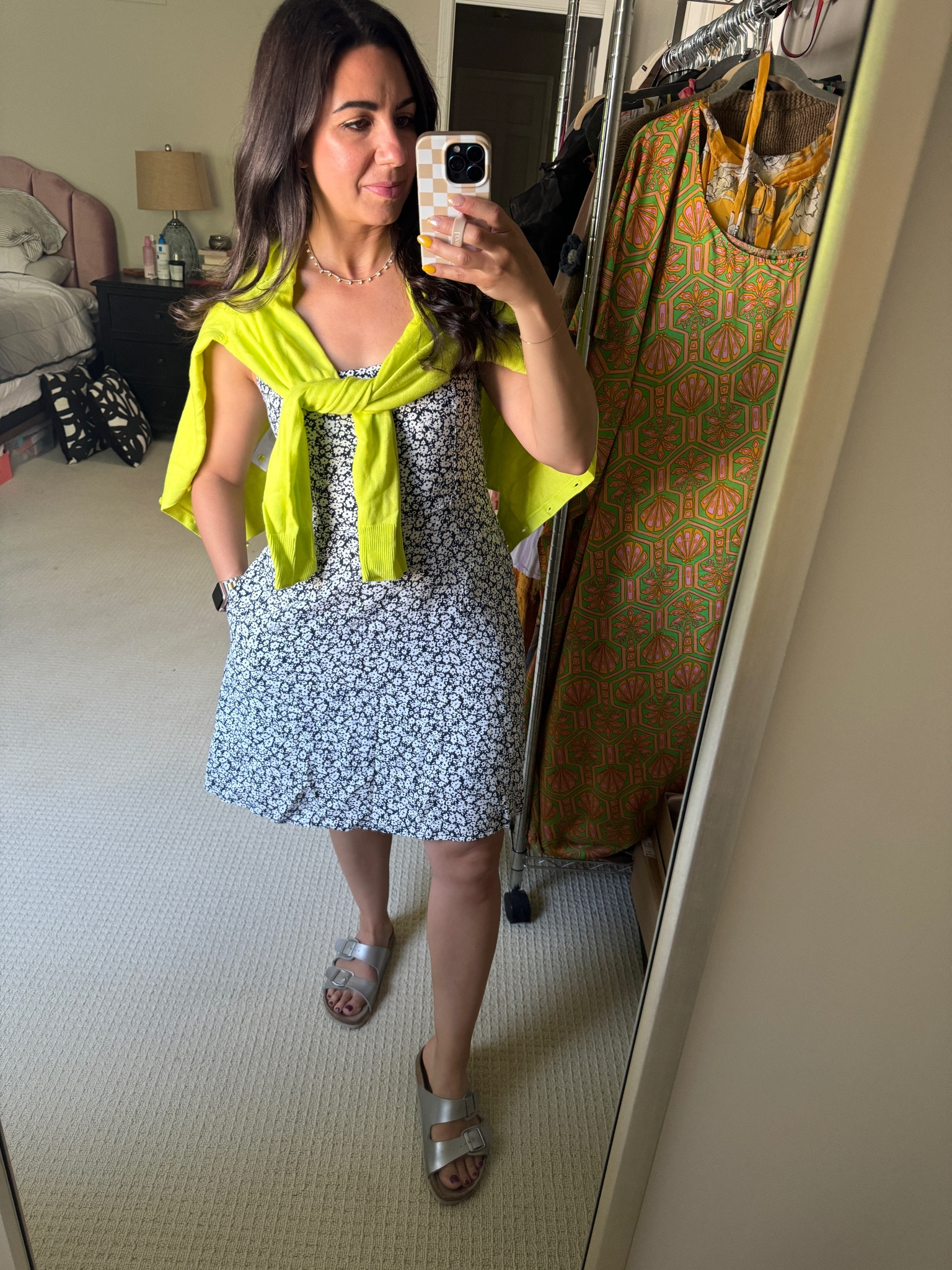 Old navy new arrivals! Blue and white floral tank dress in small, and  cardigan in a small. On sale today! 

#LTKStyleTip #LTKSaleAlert #LTKFindsUnder50