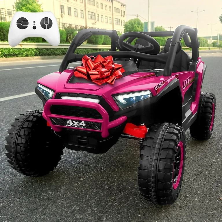 24V 4WD Ride on UTV Toys for Kids w/Parent Remote Control, 2 Seater  7AH Kids Battery Powered Veh... | Walmart (US)