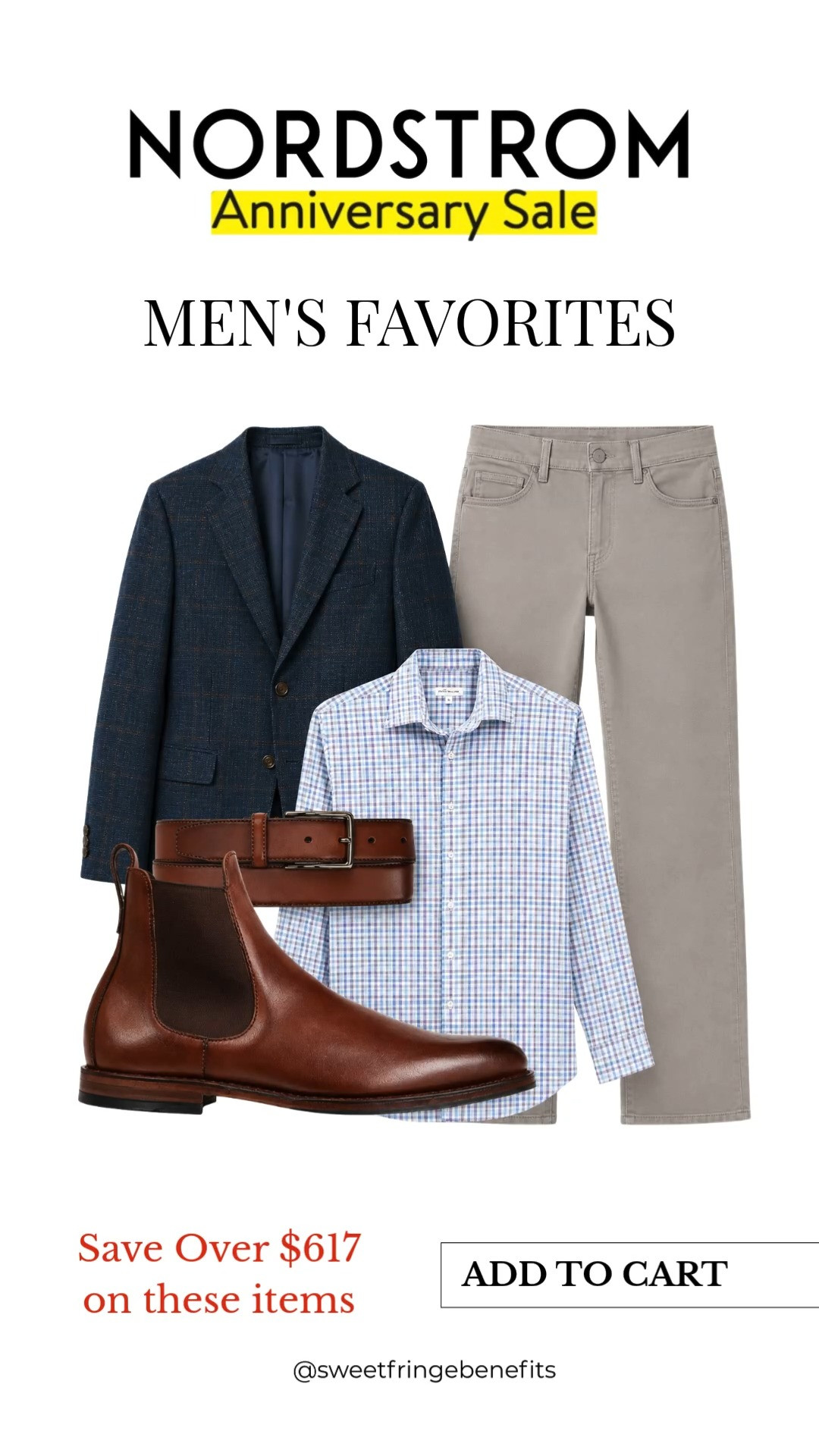 The Nordstrom Anniversary Sale is the perfect time to refresh his wardrobe with timeless essentials at the best prices of the year. 

From a tailored sport coat and crisp dress shirt to premium denim, leather Chelsea boots, and a classic belt, these are investment pieces he'll wear season after season.

💡 LTK MADE EASY
❤️ Heart = Support my posts!
🔖 Save = Get sale & restock alerts
📋 Lists = Keep favorites organized
📲 Share = Send lists and products to a friend. Hello, Christmas List!
💬 Comment = Ask me anything about sizing or styling. :-) 

 #LTKootd #LTKOver40 #LTKSaleAlert