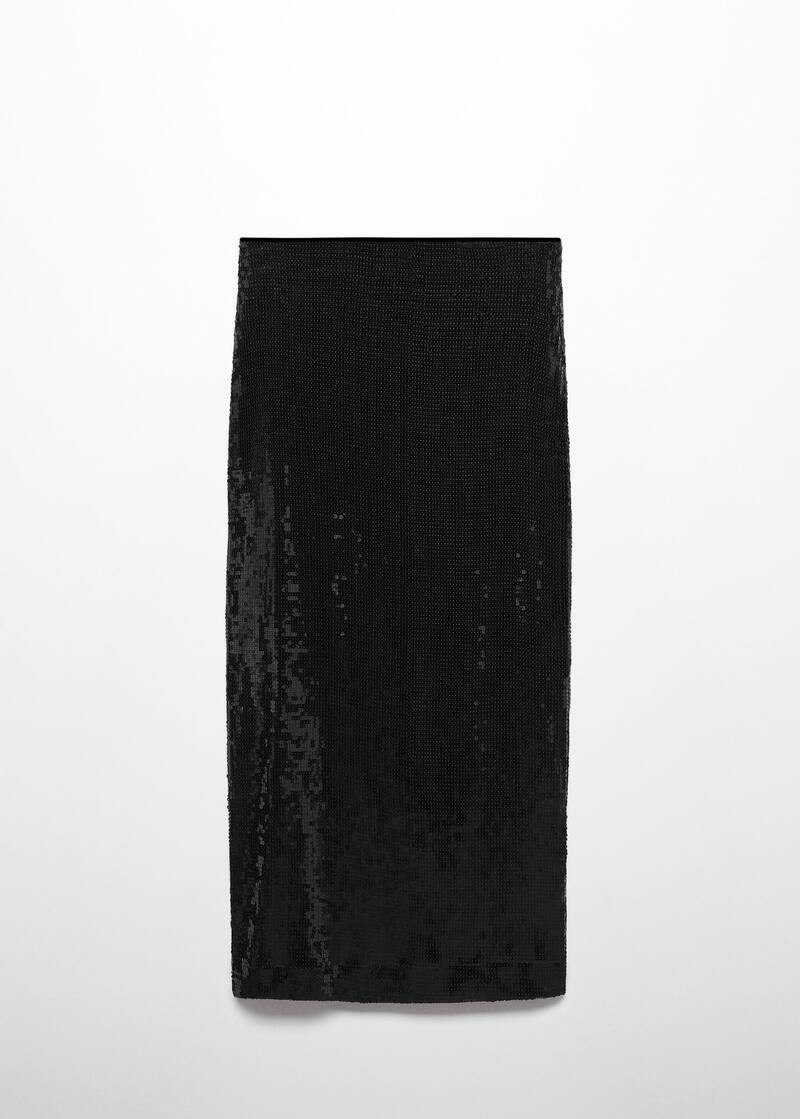 Sequin midi skirt | MANGO (US)