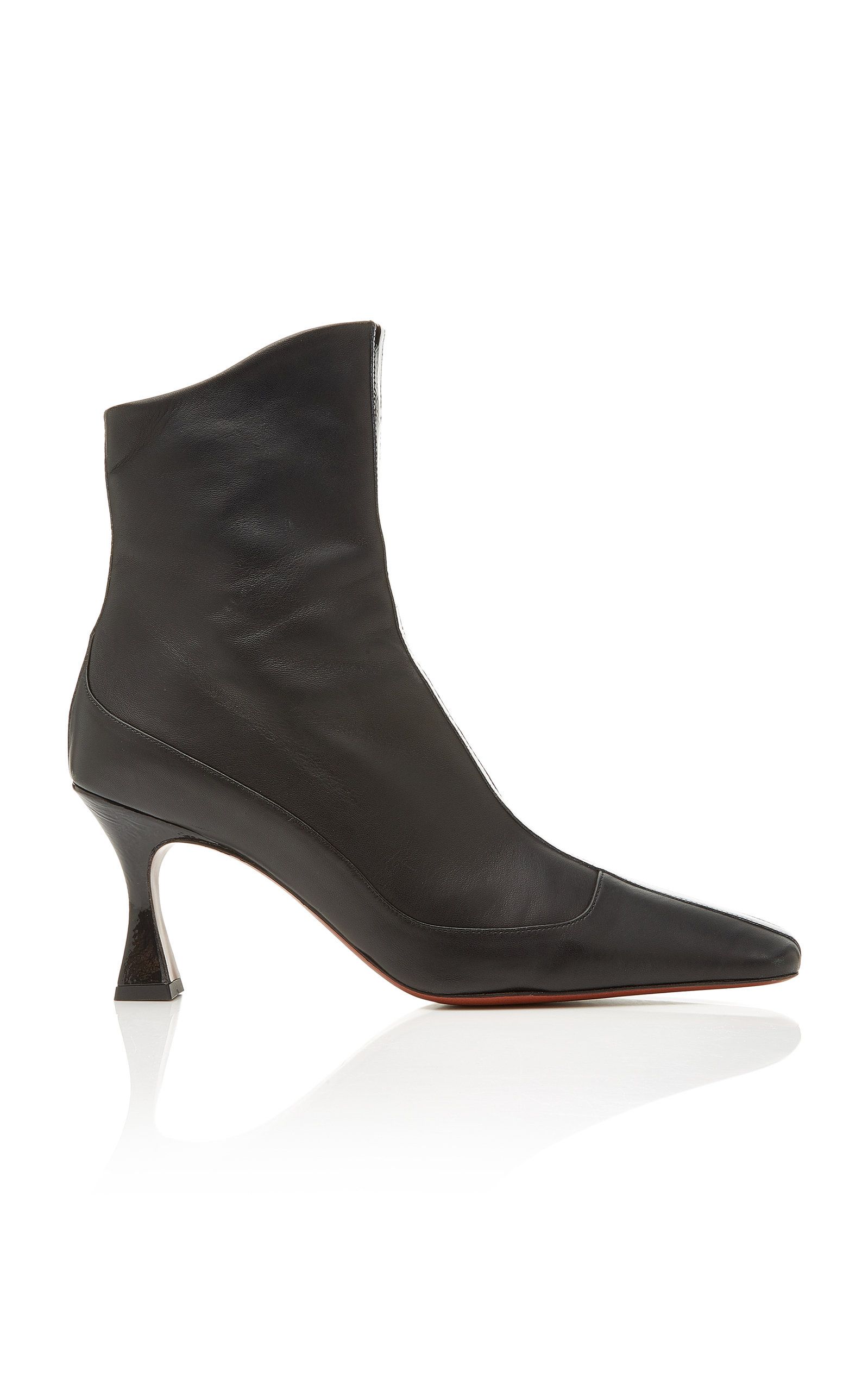 Duck Patent Leather-Trimmed Ankle Boots | Moda Operandi Global