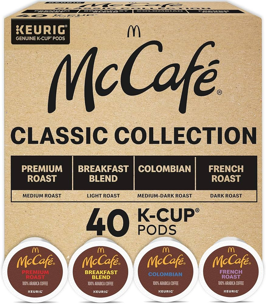 McCafé Classic Collection, Single-Serve Coffee Keurig K-Cup Pods, Classic Collection Variety Pac... | Amazon (US)
