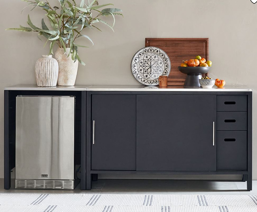 Build Your Own - Malibu Metal Outdoor Kitchen outdoor custom modular summer kitchen storage cabinets build in  

 