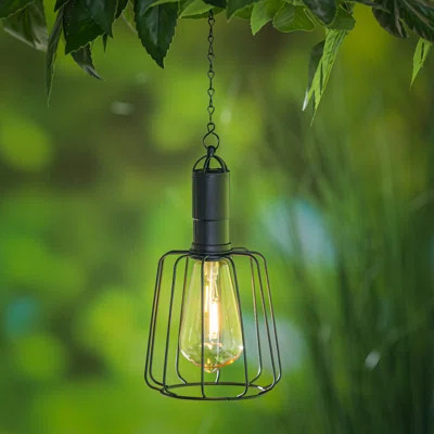 Sharpton 9.33" H Solar Powered Outdoor Hanging Light | Wayfair North America