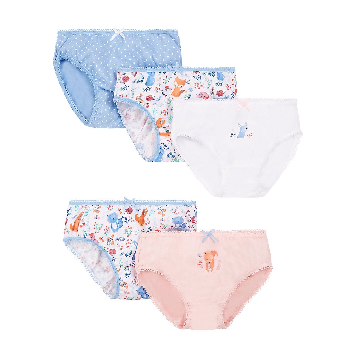 woodland animal briefs - 5 pack | Mothercare (UK)