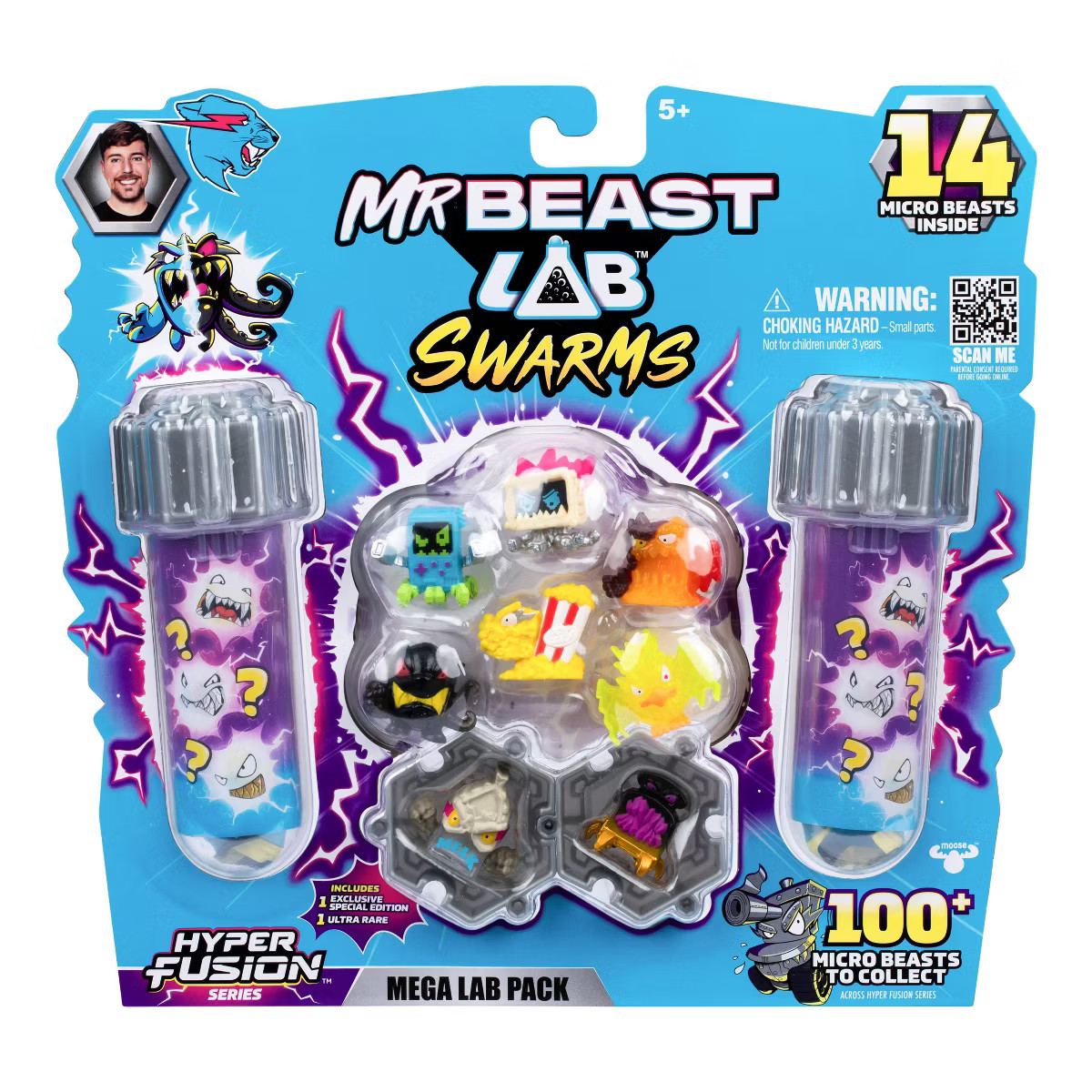 MrBeast Lab Swarms Mega Hyper Fusion Series 3 - Mega Lab 14 Pack | Target