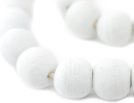 Jumbo Recycled Glass Beads - Beaded Wall Hangings - Extra Large African Sea Glass Beads 21-25mm -... | Amazon (US)