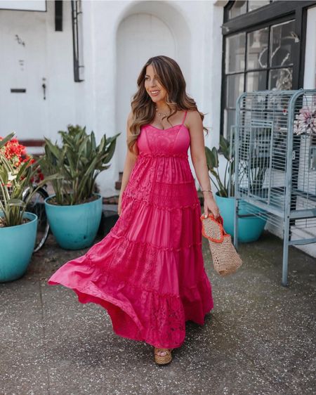 The most stunning lace pink maxi dress. Wearing size xs

Bridal shower dress
Baby shower dress
Gender reveal dress
Maxi dress
Pink dress
Summer vacation dress
Bump style
Maternity dress
Wedding guest dress
Outdoor wedding guest dresss



#LTKsalealert #LTKSeasonal #LTKwedding