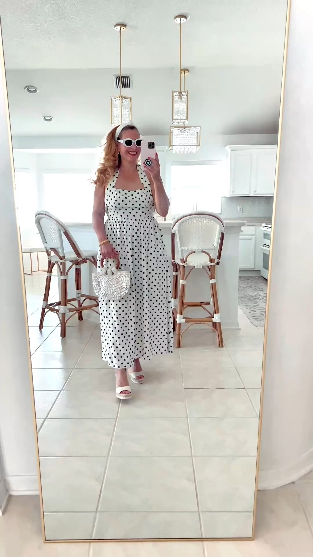 🏝️BEACH RESORT OUTFITS: #ad Check out the these maxi dresses for summer! #petalandpup @petalandpup

POLKA DOT DRESS:
🫶🏻Loving this halterneck maxi dress. It beautifully highlights your shoulders. The length of the dress is perfect and it creates a chic silhouette as you move. 
🫶🏻It has functional side pockets, an inside lining and zips up the back. I’m wearing a large. There is NO STRETCH on the back panels. This is a tight fit for me. I’m a 36B chest. Fabric feels fantastic!



FLORAL MAXI DRESS: 
💙This floral maxi dress features a stunning blue floral print that’s perfect for spring and summer. It has a classic round neckline and wide tie shoulder straps. It’s comfortable, relaxed and flows beautifully with every step. Love that it has an inside lining too.
💙Very oversized. I’m wearing a medium. I definitely could have fit in the small or maybe the xsmall. Definitely size down one size from your normal size.


#LTKSeasonal #LTKOver40 #LTKvlog #LTKU #LTKTravel #LTKgrwm #LTKootd #LTKMidsize #LTKSwim #LTKFestival