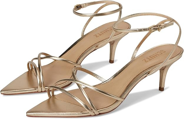 SCHUTZ Women's Desiree Mid Sandal | Amazon (US)