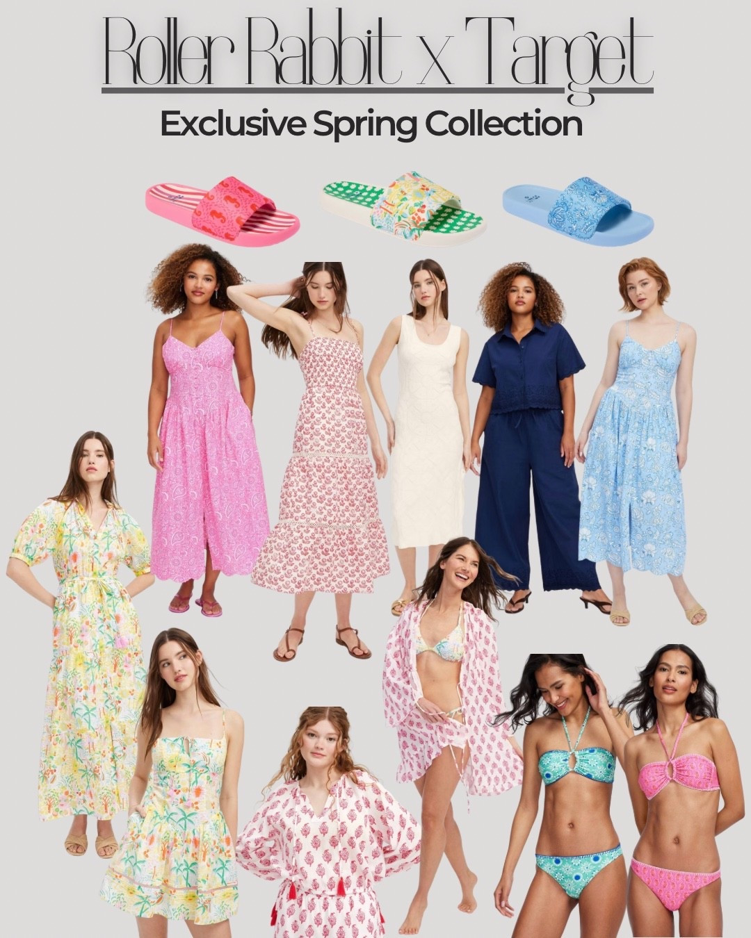 The @Target x Roller Rabbit spring styles are giving colorful vacation vibes ☀️ bright prints, breezy dresses, and cute swimwear that look way more expensive than they are.

I rounded up my favorite clothing, fines to shop!￼

#targetstyle #springbreakoutfits #springoutfits2026 #springfashion #vacationoutfits #summerfashion #springdresses #swim #swimwear 

#LTKSeasonal #LTKTravel #LTKSwim