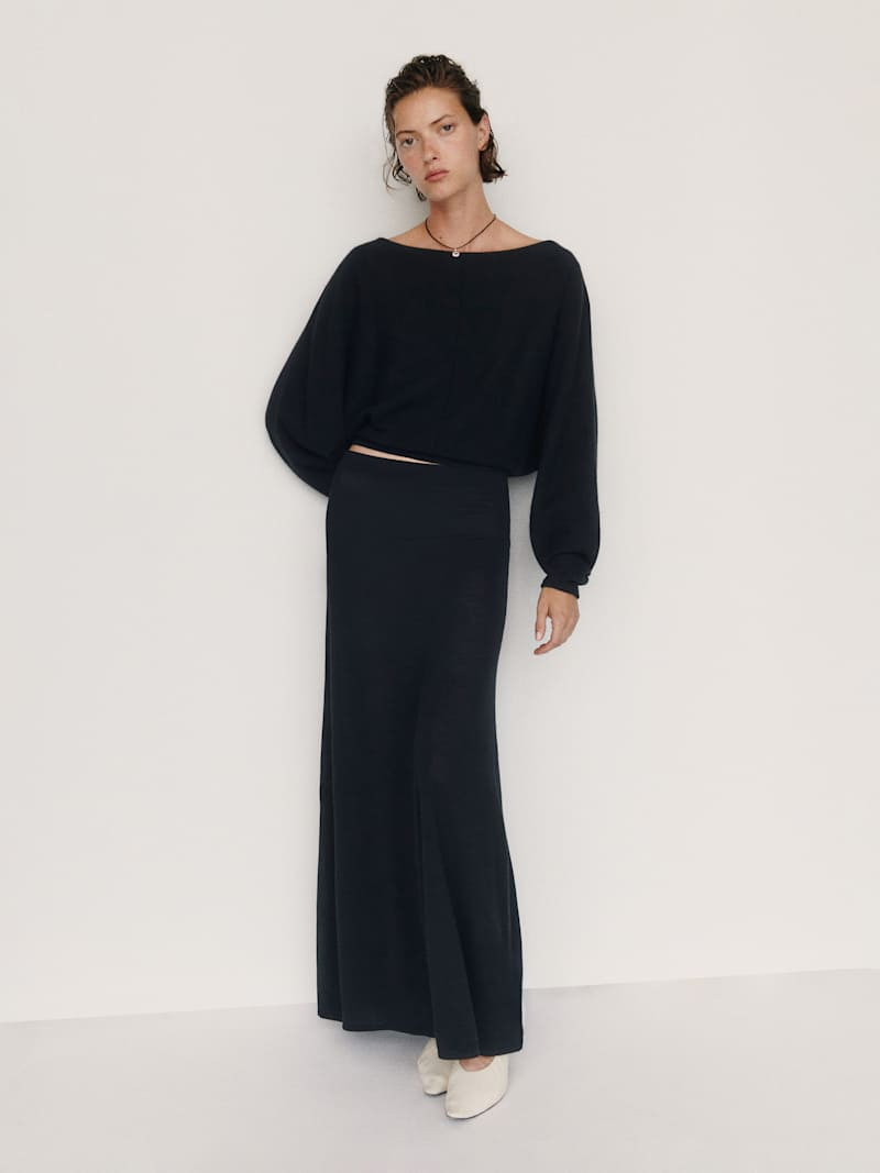 Brianna Cashmere Boatneck Top | Reformation (Global)