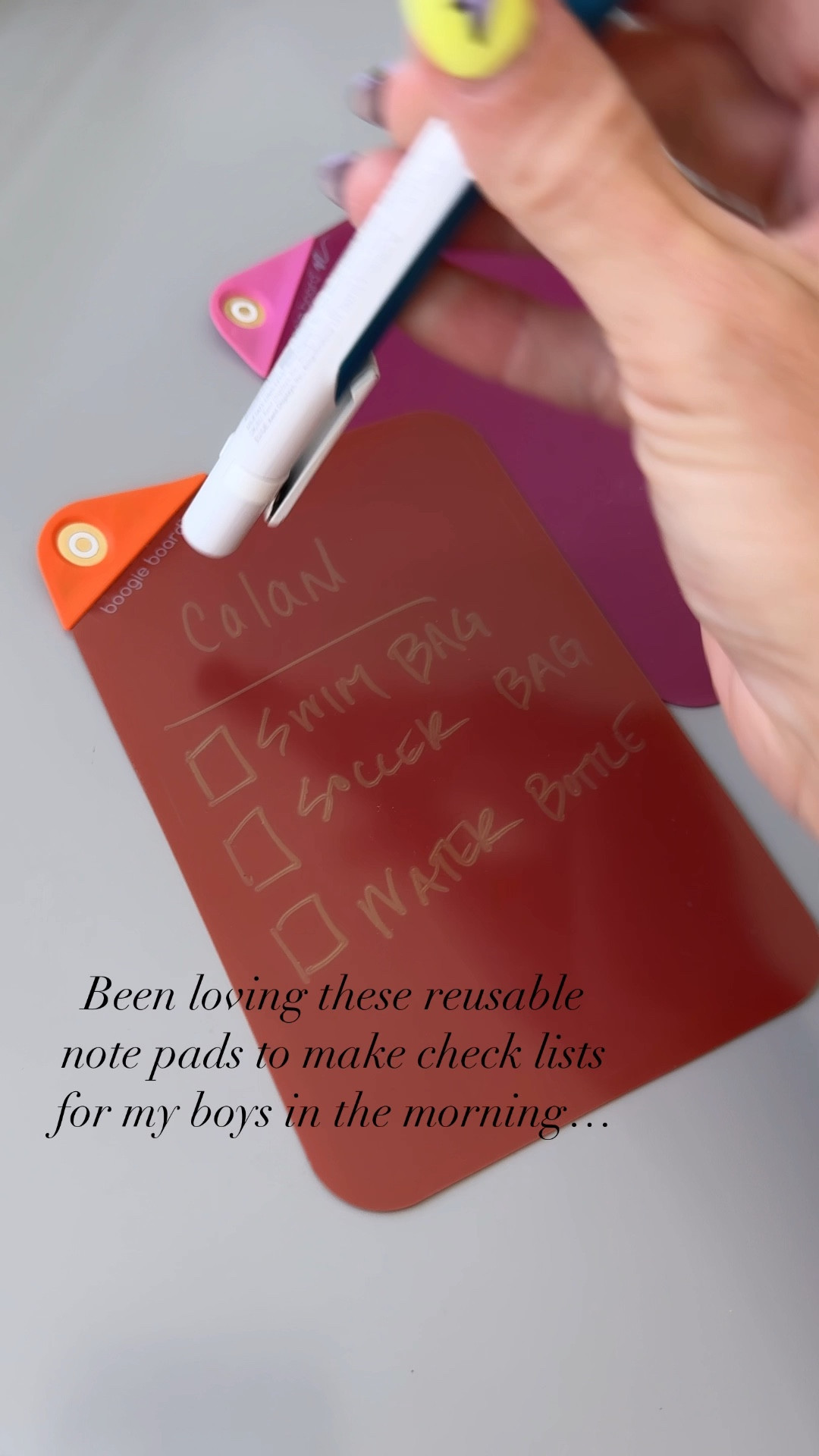 Great Back to school find, I make check lists in the morning for my kids and I love these reusable notepads.  They have a magnetic tab at the corner too.

#BackToSchool #MomEssentials #AmazonFINDS #ReusableNotepad #Reusablepostits #notepad

#LTKFamily #LTKHome #LTKVideo