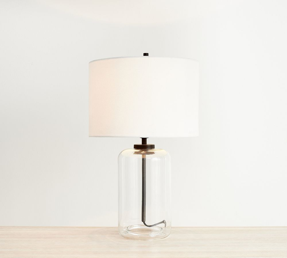 Bates Recycled Glass Table Lamp | Pottery Barn (US)