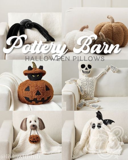 These Halloween pillows from Pottery Barn always sell out! So if you have been wanting one, get it now!!

#LTKSeasonal #LTKstyletip #LTKhome