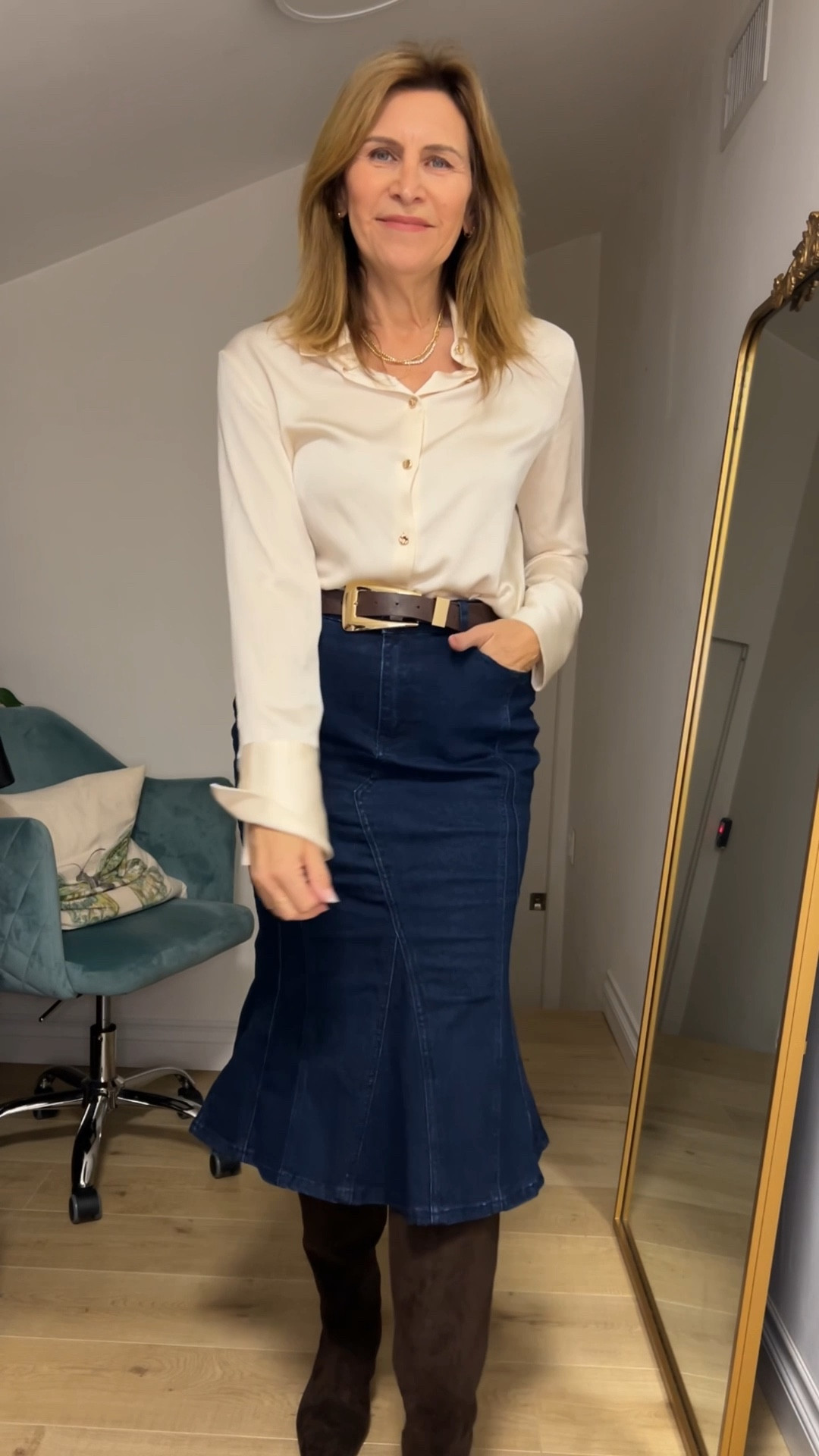 I went with my normal size and it’s so comfortable. Teacher approved! 

#LTKSaleAlert #LTKOver40 #LTKootd