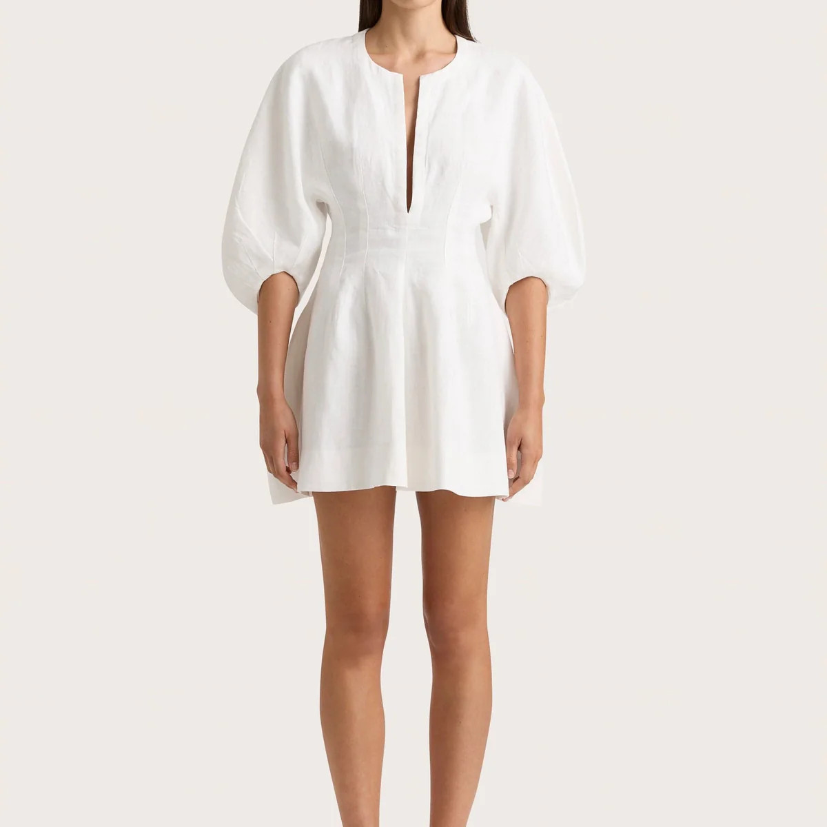 Soleil Mini Dress White | Faithfull (AU)