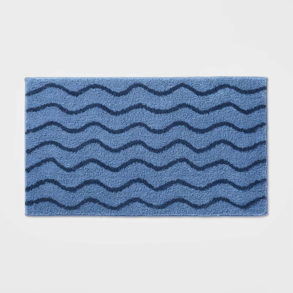 Wave Kids' Bath Rug Navy - Pillowfort™ | Target