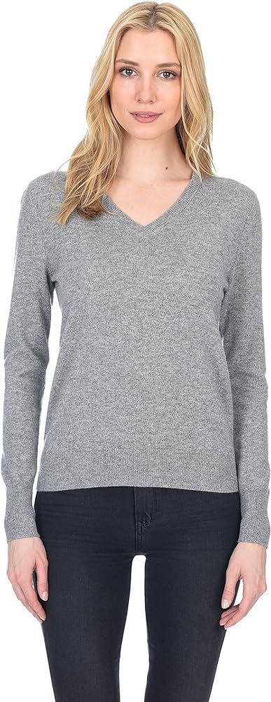 State Fusio Classic V-Neck Sweater for Women - Sweatshirt Made from Merino Wool | Amazon (US)